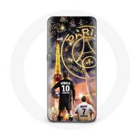Coque pour Samsung Galaxy A5 2016 PSG Neymar et Mbappé Joyeux noël