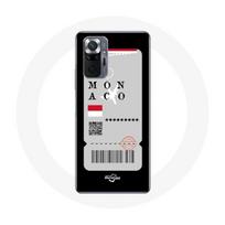 Coque pour Xiaomi Redmi Note 10 Pro Billet d'avion Monaco