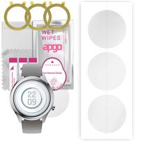 3x apgo hidrogelinė ekrano apsauga, skirta Mobvoi TicWatch C2 Plus, hidrogelio plėvelė, su pozicionavimo sluoksniu, kurį lengva montuoti