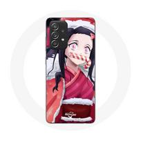 Case - Maniacase - Samsung Galaxy A52 - Anime Demon Slayer - Flexible - Black