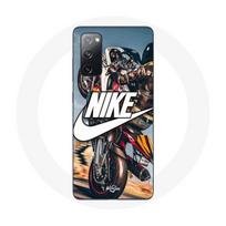 Case - Nike - Samsung Galaxy S20 FE - Soft - White - Motorcycle Wheel balta