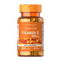 Puritan's Pride vitaminas K, 100 mcg, 100 tablečių