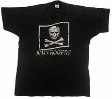 Jolly Rogers Pirate Flag Vintage Aircraft Carrier Fotl Made In Usa Unisex T-Shirt S gray
