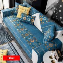 Bohemia Universal Sofa Mat Covers for Living Room Non-slip Sofa Cushion Slipcovers Pet Kids Couch Sofa Protector Mat Home Decor 70x70cm 1pc gray