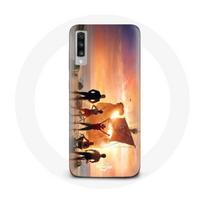 Case - Maniacase - Samsung Galaxy A70 - One Piece - Black - Soft juoda