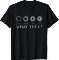 Funny Photography F Stop Lens Camera Lover Photographer Unisex T-Shirt S