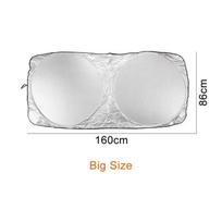 Car Windshield Sun Shade Cover Visor Protector Interior Anti UV Sun Windscreen Folding Parasol Auto Automobiles Accessories 160x86cm