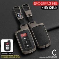 4 mygtukų automobilio raktų dėklo dangtelis, skirtas Toyota Camry Corolla RAV4 Highlander Avalon 2015 - 2017 Protector Smart Control korpuso laikikliui