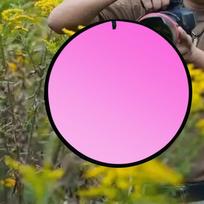 Photography Reflector Collapsible Disc Panel Round Light Diffuser for Photo 30cm black
