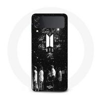 Coque Samsung Galaxy Z Flip4 bts signature nuit etoilé