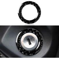 Automobilio anglies pluošto dekoratyvinis dangtelis, tinkamas Ford Mustang 2009 2010 2011 2012 2013 2014 Priedai Durų pertvaros lipdukas Key Ring black