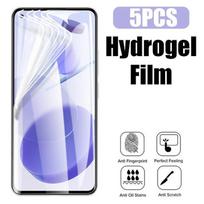 5 vnt. hidrogelinė plėvelė, skirta Xiaomi Mi 12T 11T 11 12 13 Pro Ultra 10 11 Lite 5G ekrano apsauga, skirta Poco F3 F4 GT M5 M5S M3 X5 X3 Pro Poco X3 Pro(NFC) gryna