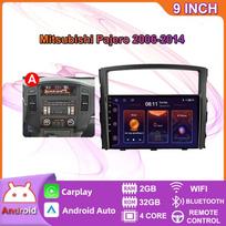 2Din Skirtas Mitsubishi Pajero 4 V80 V90 2006-2014 Android Car Stereo Radio Multimedia Video Player Navigation GPS Carplay 2+32GB 2+32GB,A gray