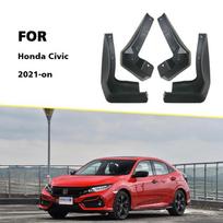 Car Accessories Auto Styline Mudflaps FOR Honda Civic  Mudguards Fender Mud Flap Guard Splash Guards Front Rear 4pcs juoda