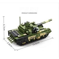 280 vnt. karinės armijos įranga T-91 tankų plytų blokai statybiniai rinkiniai mokomoji gimtadienio dovana berniukams vaikams No Box
