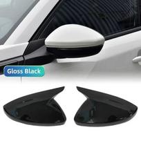 Peugeot 208 - Peugeot 308 2014- 508 2008 Galinio vaizdo šoninio veidrodėlio dangtelis Sparno gaubto lipdukas Išorinis korpuso apvadas Anglies Bright black