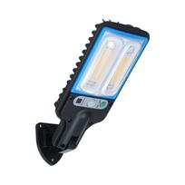 Saulės lauko sodo šviestuvas namų lauko vandeniui atsparus jutiklis Rural Yard Super Bright LED sieninė lemputė juoda