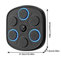 Muzikinis bokso aparatas „Bluetooth“ sieninis bokso taikinys, montuojamas ant sienos, išmanusis elektroninis padėklas vaikams suaugusiems Just Machine