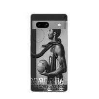 Phone Case - MANIACASE - Google Pixel 7a - Silicone - Black - Flexible juoda