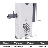 Aquarium Filter Pump Fish Tank Submersible Silent Air Oxygen Aerator Internal Water Pump Aquarium Air Pump Wave Maker 220v