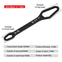 8–22 mm universalus „Torx“ veržliaraktis, savaime užsiveržiantis reguliuojamas stiklas, veržliarakčio lenta, dvigalvis „Torx“ veržliaraktis, rankiniai įrankiai gamykloje 160mm 8-22mm juoda