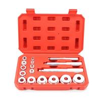 17-piece Set Of Small Bearing Mounting Extractor Aluminium Alloy Mounting And Dismounting Tools Auto Repair Auto Insurance red