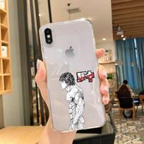 Baki Hanma comics Phone Case For iPhone 11 12 Mini 13 Pro XS Max X 8 7 6s Plus 5 SE XR Transparent Shell iPhone13PRO white