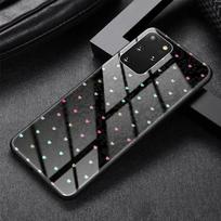 Glass Case For Samsung Galaxy S20 FE S10 S9 S8 Plus Note 20 Ultra 10 Lite 9 8 Phone Cover Shell Cute Love Heart Fashion Capa Samsung S22 5G black
