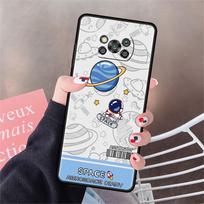 Case For Xiaomi Mi Poco X3 NFC X4 Pro F3 F4 GT M4 M3 F1 C40 11 Lite 11T Soft Silicone Funda Phone Cover Fashion Cool Astronaut Poco X4 GT white
