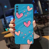 LOVE Heart Case For Samsung Galaxy A50 A70 M52 A30 A20s A20e A10 A40 A10s M51 M31 M30s M13 5G Black Phone Cover Samsung M13 5G blue