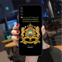 Morocco Flag Passport Case For Samsung Galaxy A50 A20e A70 A10 A40 A20s A10s M30s M23 M51 M31s Black Phone Cover Samsung F42 5G brown