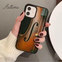 Cello Phone Case for iPhone 11 12 13 14 Pro Max mini X XR XS SE 2020 5 6S 7 8 Plus Samsung Galaxy S21 S22 Cover shell iPhone 5 5s SE black