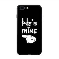 Karaliaus ir Karalienės Įsimylėjėlių telefono dėklas iPhone 11 Pro Max XS XR X minkštas viršelis SE2020 7 8 6s 6 plus 5 5S 10 korpusas Unikalus prabangus Coque iPhone 11promax black