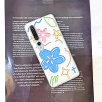For Xiaomi Mi 10 Lite Pro Youth Play Back Cover Silicone Transparent Graffiti Flower Phone Case For Xiaomi Mi Note 10 Lite Pro Mi Note 10 Lite white