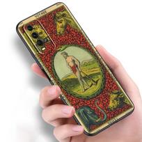 Le Tarot Egyptien de Dusserre Art telefono dėklas, skirtas Xiaomi Redmi Note 11 10 9 8 Pro 11T 10T 10S 9S 8T 9 9A 9C 9T Juodas minkštas dangtelis Redmi 8 beige
