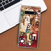 Kiss by Gustav Klimt Desig Phone Case For Samsung Galaxy S10 Plus S20 FE S21 S22 Ultra S10E S9 S8 + S6 S7 Edge Lite Shell Coque Samsung S20 beige