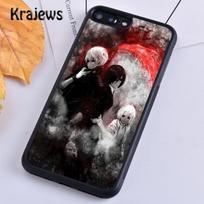 Krajews Anime Kaneki Ken Tokyo Ghoul Re Telefono dėklas iPhone 14 5 SE 6s 7 8 plius X XR XS 11 12 13 pro max Samsung S21 S22 ultra Samsung S22ultra gray
