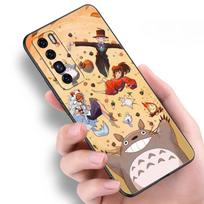 Anime Studio Ghibli Totoro dėklas, skirtas Huawei NOVA 8 9 Pro 8i 7i 7SE Y60 5T Mate 40 30 20 10 Lite Honor 50 30 Premium Pro Plus 30S Honor 50 Pro gray