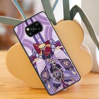 Genshin Impact Raiden Shogun skirtas POCO X3 GT F1 F2 F3 M3 M4 X3 Pro telefono dangtelis, skirtas Xiaomi Mi 11T Pro 10T 11 Lite Coque Mi 9 white