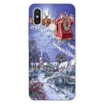 Christmas Deer Cover For Xiaomi Redmi Note 9 10 Pro 10S 9S 7 8 8T 5 6 7 9C Mi A3 9T 9 SE 10 10T 11 Lite F3 Poco X3 NFC TPU Case Redmi 9