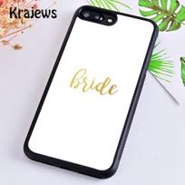 Krajews Personalised Wedding Mrs To Be Bride Phone Case For iPhone 14 5 6s 7 8 plus XR XS 11 12 13 pro max Samsung S21 S22ultra iPhone 14 black