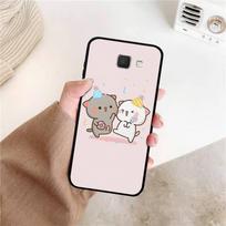 Yinuoda Peach cat mielas animacinis telefono dėklas, skirtas Samsung J8 J7 Core Dou J6 J4 plus J5 J2 Prime A21 A10s A8 A02 dangtelis Samsung A21 red