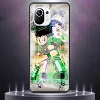 Tempered Glass Case For Xiaomi Mi Poco X3 NFC 11 Ultra Note 10 Lite 10T Pro F3 9T 11i M3 Shell Phone Cover Anime Hunter X Hunter Mi Poco X3 Pro gray