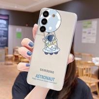 Clear Case For Samsung Galaxy S22 S20 FE S21 S10 S9 Plus Note 20 Ultra 10 Lite 9 Soft Phone Shell Cute Cartoon Astronaut Planet Samsung S22 5G white