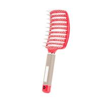 Hair Detangling Massage Brushes Women Magic Hair Scalp Massage Comb Fast Drying Hair Straight Professional hair styling tools gray