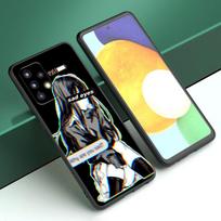 Anime Sad Girl Phone Case For Samsung A04 A21 A30 A50 A52 S A13 A14 A22 A23 A32 A53 A73 5G A11 A12 A31 A33 A51 A70 A71 A72 Samsung A04 4G black