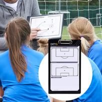 Krepšinio treniruočių lentos ekranas Trenerio klipboardas Profesionalus nešiojamas teisėjo strategija Lawn Soccer white