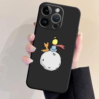 The Little Prince Black Case for iPhone SE 11 Pro Max XR XS X 13 Mini 7 8 6S 14 Plus 12 12pro XS Max 13pro 6 14Pro Phone Coque iPhone 5 5s SE gray