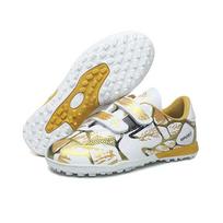 Football Shoes Children and Adolescents Large Size Shock-absorbing Non-slip Wear-resistant Velcro Short Nail Football Shoes Training Shoes 28
