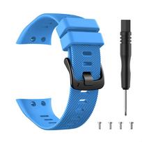 Laikrodžio apyrankė, silikoninė laikrodžio apyrankė skirta Garmin Forerunner 45 45S Smart Watch apyrankei, skirta Garmin Swim 2 For Forerunner 45S black